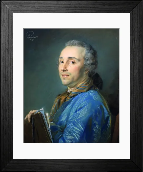 Framed Print : Portrait of Aignan-Thomas Desfriches (1715-1800), 1751 Framed Print : Portrait of Aignan-Thomas Desfriches (1715-1800), 1751