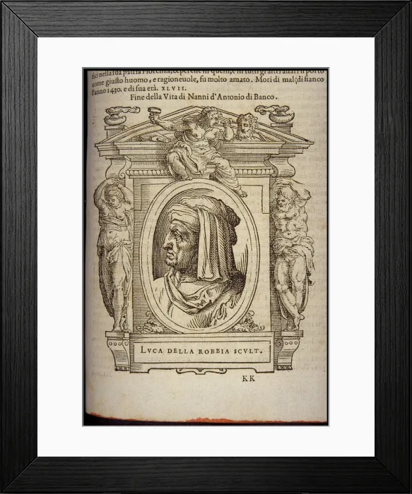 Framed Print : Luca della Robbia, ca 1568 Framed Print : Luca della Robbia, ca 1568