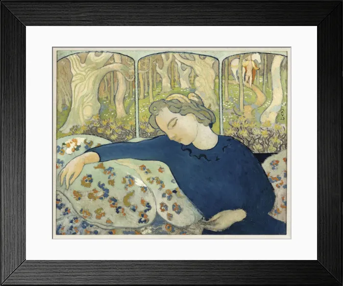 Framed Print : La Dormeuse au Bois Magique, 1892 Framed Print : La Dormeuse au Bois Magique, 1892