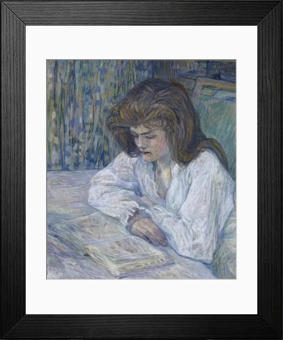 Framed Print : The Reader (La Liseuse), 1889 Framed Print : The Reader (La Liseuse), 1889