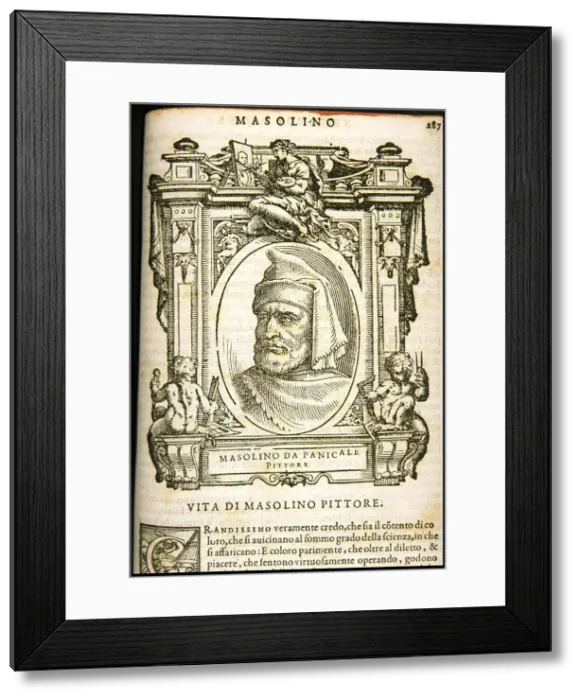Framed Print : Masolino da Panicale, ca 1568 Framed Print : Masolino da Panicale, ca 1568