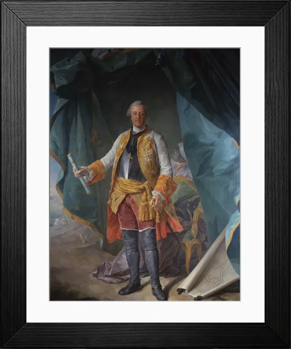 Framed Print : Portrait of Prince Charles Alexander of Lorraine (1712-1780), Mid of the 18th cen Framed Print : Portrait of Prince Charles Alexander of Lorraine (1712-1780), Mid of the 18th cen