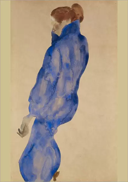 Woman in the blue dress, 1911