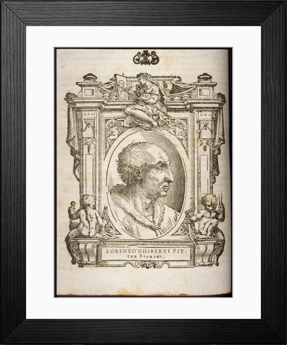 Framed Print : Lorenzo Ghiberti, ca 1568 Framed Print : Lorenzo Ghiberti, ca 1568