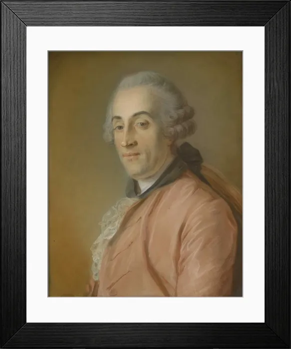 Framed Print : Portrait of Pierre Agard (1720-1786), ca 1757 Framed Print : Portrait of Pierre Agard (1720-1786), ca 1757