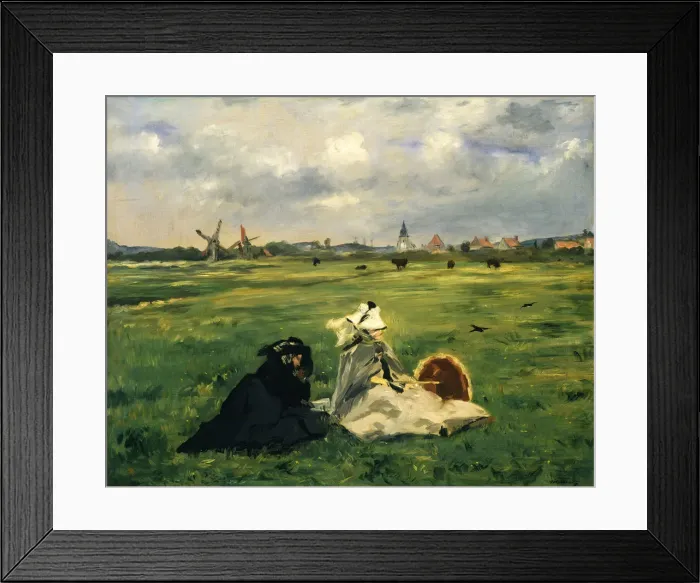 Framed Print : Les hirondelles (The swallows), 1873 Framed Print : Les hirondelles (The swallows), 1873