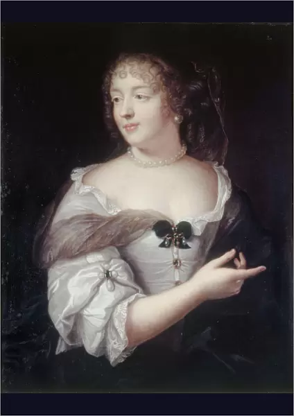 Portrait of Marie de Rabutin-Chantal, Marquise de Sevigne (1626-1696), ca 1665