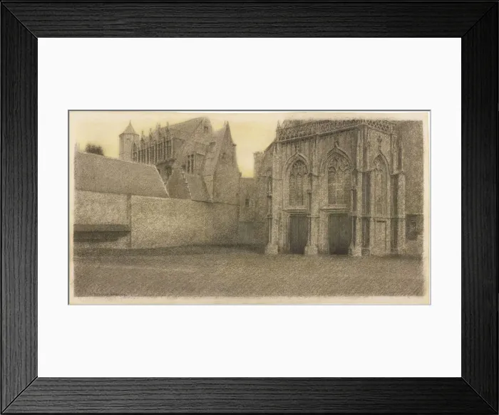 Framed Print : A Bruges. Un Portail, ca 1904 Framed Print : A Bruges. Un Portail, ca 1904