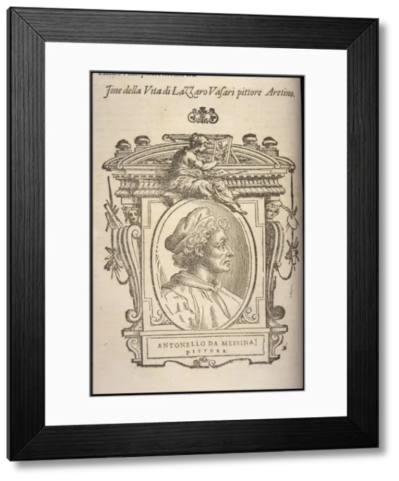 Framed Print : Antonello da Messina, ca 1568 Framed Print : Antonello da Messina, ca 1568
