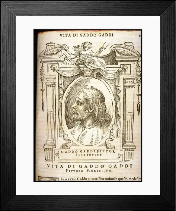 Framed Print : Gaddo Gaddi, ca 1568 Framed Print : Gaddo Gaddi, ca 1568