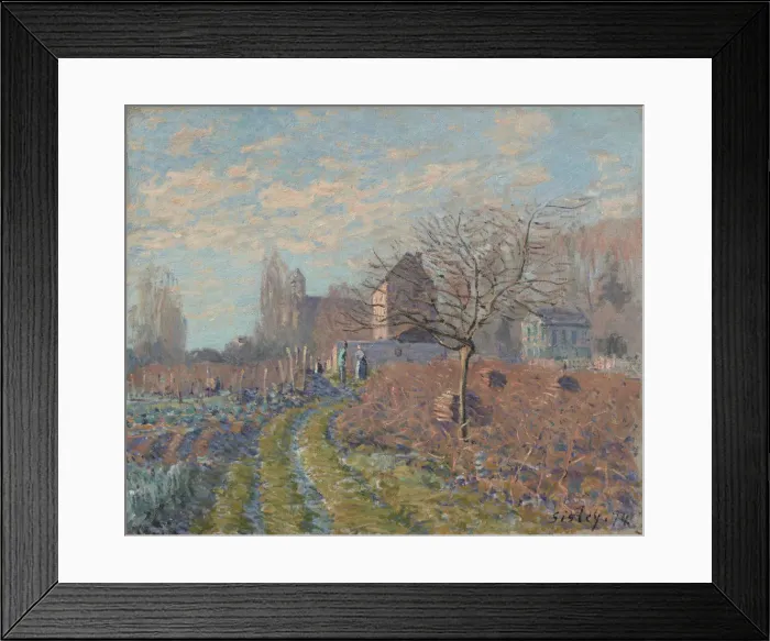 Framed Print : Gelee Blanche. Ete de la Saint Martin, 1874 Framed Print : Gelee Blanche. Ete de la Saint Martin, 1874