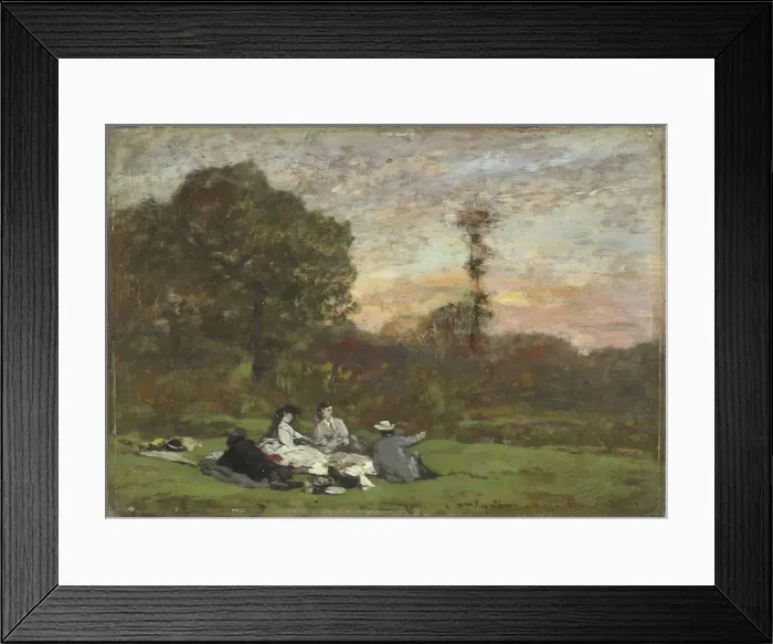 Framed Print : Luncheon on the Grass (Le dejeuner sur l herbe), 1866
