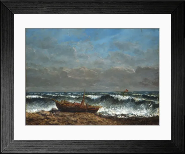 Framed Print : La Vague (The Wave), c. 1870 Framed Print : La Vague (The Wave), c. 1870