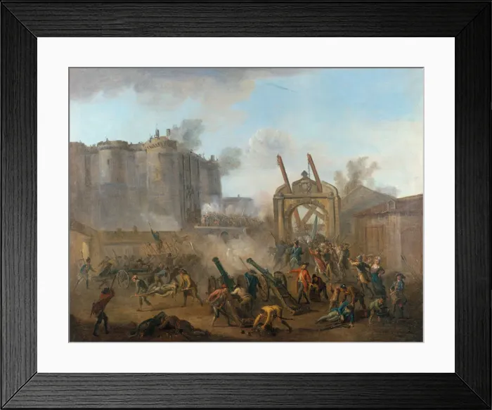 Framed Print : The Storming of the Bastille on 14 July 1789, c. 1789 Framed Print : The Storming of the Bastille on 14 July 1789, c. 1789