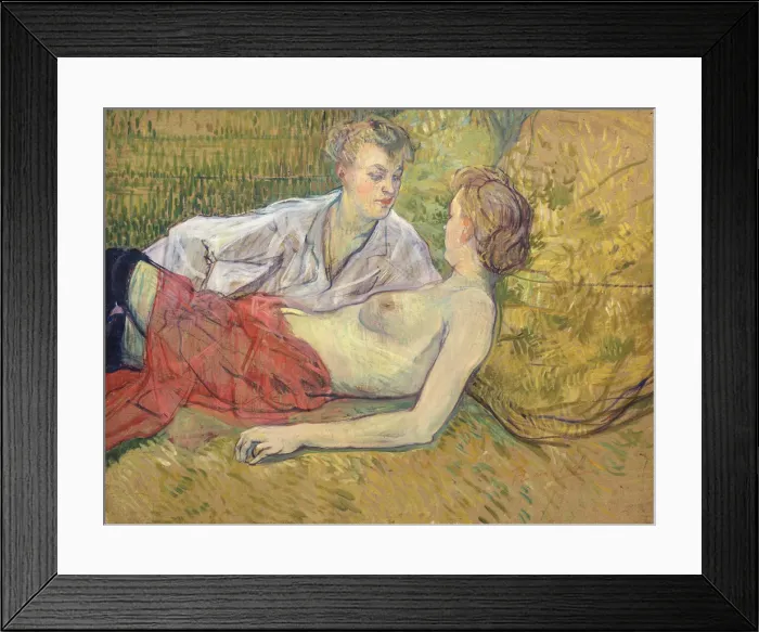 Framed Print : Les deux amies, 1895 Framed Print : Les deux amies, 1895