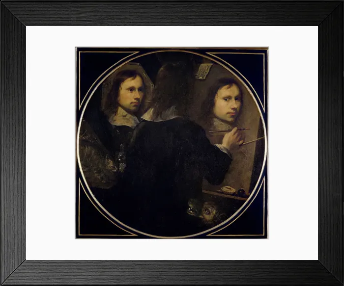 Framed Print : Triple Self-Portrait, 1646 Framed Print : Triple Self-Portrait, 1646