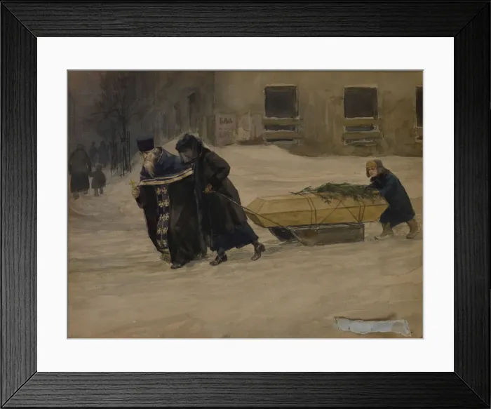 Framed Print : The fathers funeral, 1918-1923 Framed Print : The fathers funeral, 1918-1923