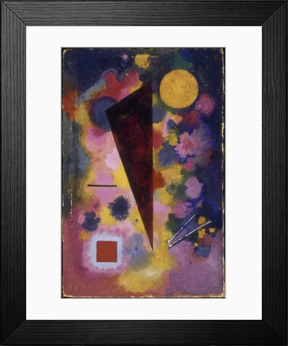 Framed Print : Bunter Mitklang (Resonance multicolore), 1928 Framed Print : Bunter Mitklang (Resonance multicolore), 1928