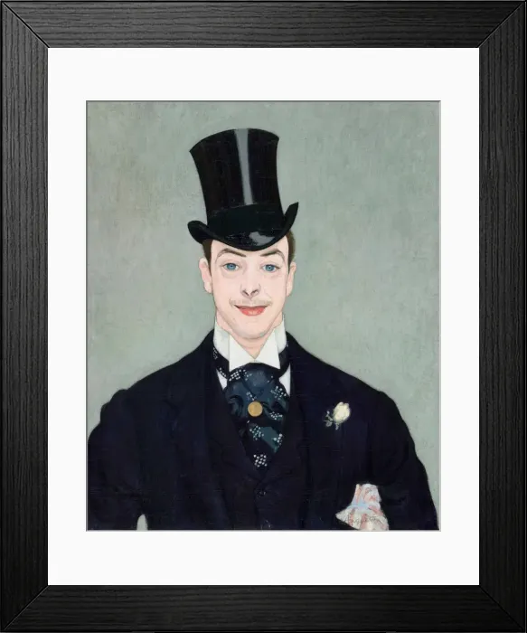 Framed Print : Portrait of Henry Samary (1865-1902), c. 1890 Framed Print : Portrait of Henry Samary (1865-1902), c. 1890