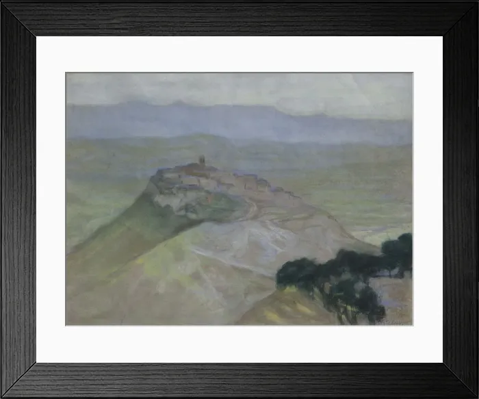 Framed Print : The Way through the Mountains, Early 20th cen Framed Print : The Way through the Mountains, Early 20th cen