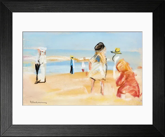 Framed Print : Figures on the beach Framed Print : Figures on the beach
