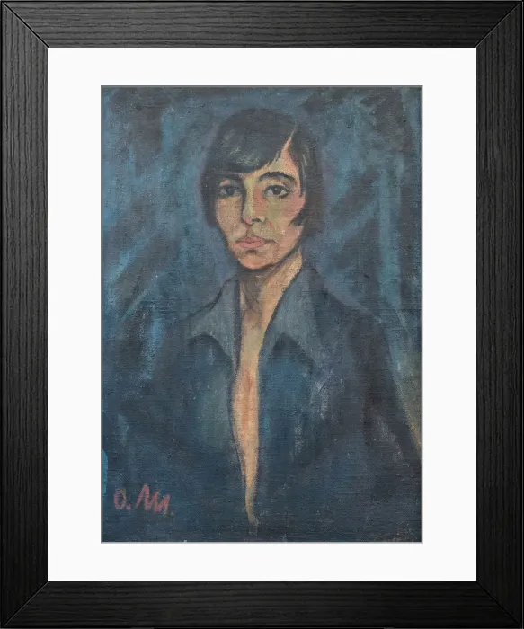 Framed Print : Portrait of Maschka Mueller, before 1925