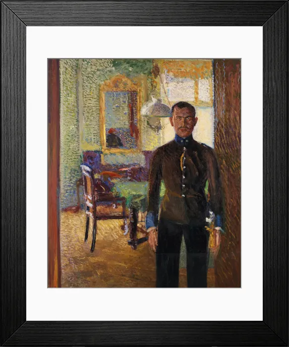 Framed Print : Portrait of the Reserve Lieutenant Alois Gerstl, 1906 Framed Print : Portrait of the Reserve Lieutenant Alois Gerstl, 1906