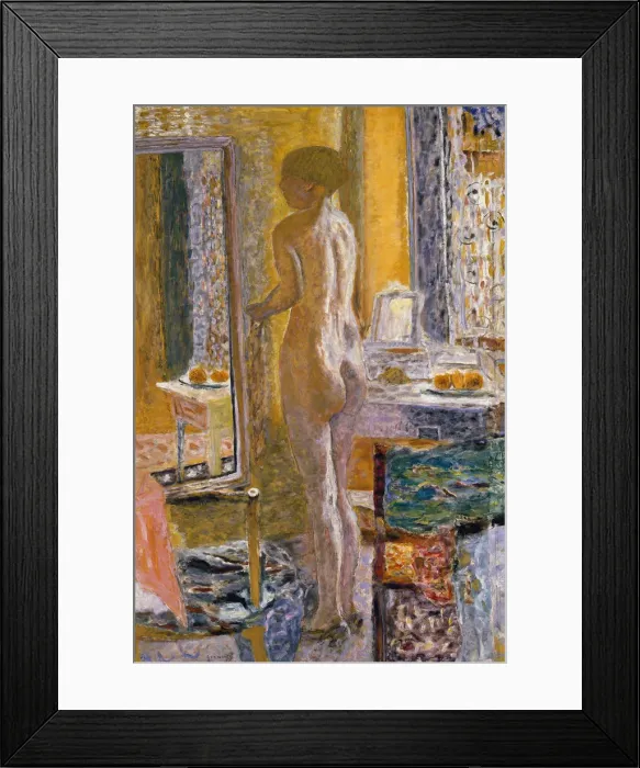 Framed Print : Nude in front of a mirror, 1931 Framed Print : Nude in front of a mirror, 1931