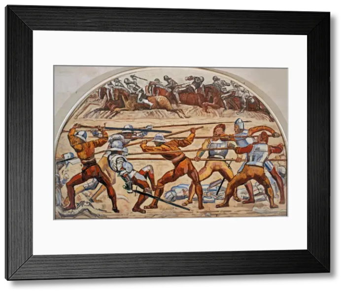 Framed Print : The Battle of Murten. Study, 1917 Framed Print : The Battle of Murten. Study, 1917