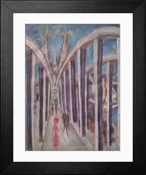 Framed Print : Rhine Bridge at Cologne, 1914 Framed Print : Rhine Bridge at Cologne, 1914