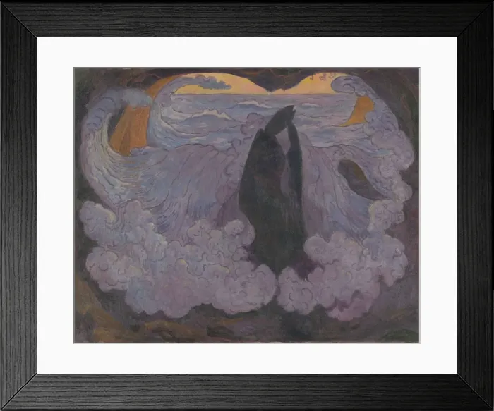 Framed Print : La vague violette, 1895 Framed Print : La vague violette, 1895