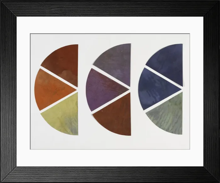 Framed Print : Neuf elements de cercle chromatique, 1922-1933 Framed Print : Neuf elements de cercle chromatique, 1922-1933