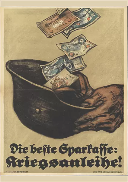 The best savings bank: war bonds!, 1918