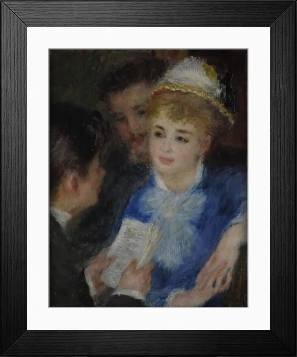 Framed Print : La Lecture du role (Play reading), 1876-1877 Framed Print : La Lecture du role (Play reading), 1876-1877