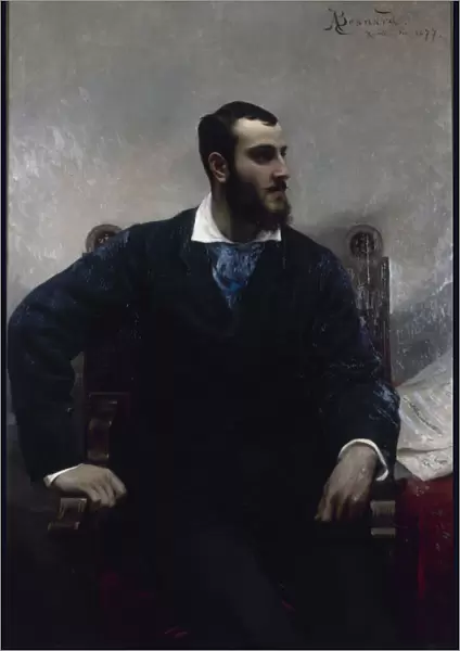 Portrait of the composer Andre Wormser (1851-1926), 1877