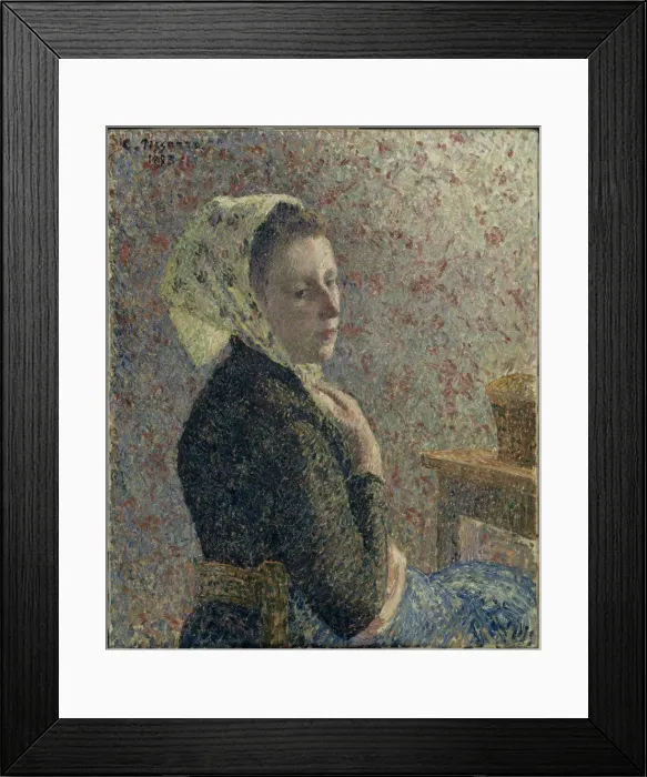 Framed Print : Femme au fichu vert (Woman with green scarf), 1893 Framed Print : Femme au fichu vert (Woman with green scarf), 1893