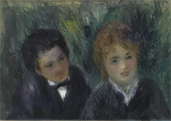 Portrait d un jeune homme et d une jeune fille, 1875-1880