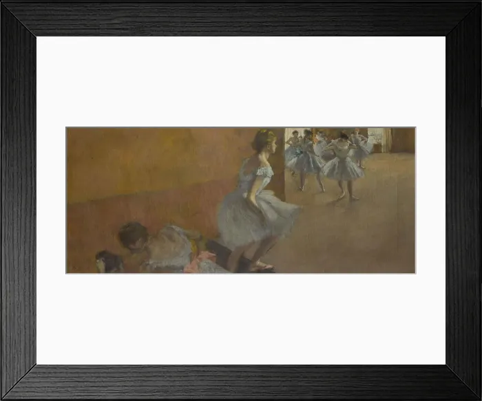 Framed Print : Danseuses montant un escalier, 1886-1890 Framed Print : Danseuses montant un escalier, 1886-1890