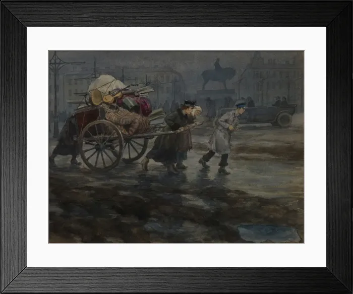 Framed Print : Remains of a wealthy house, 1918-1923 Framed Print : Remains of a wealthy house, 1918-1923