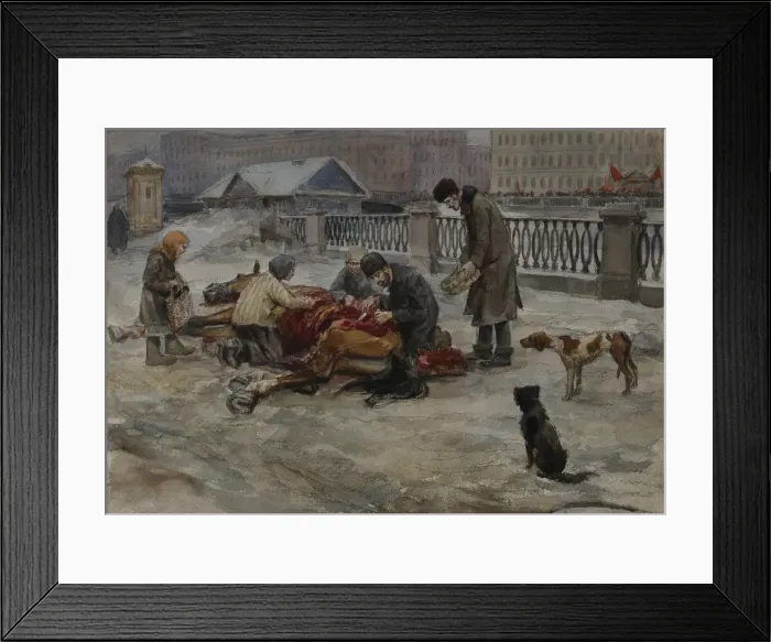 Framed Print : Hungry years in Petrograd, 1919 Framed Print : Hungry years in Petrograd, 1919