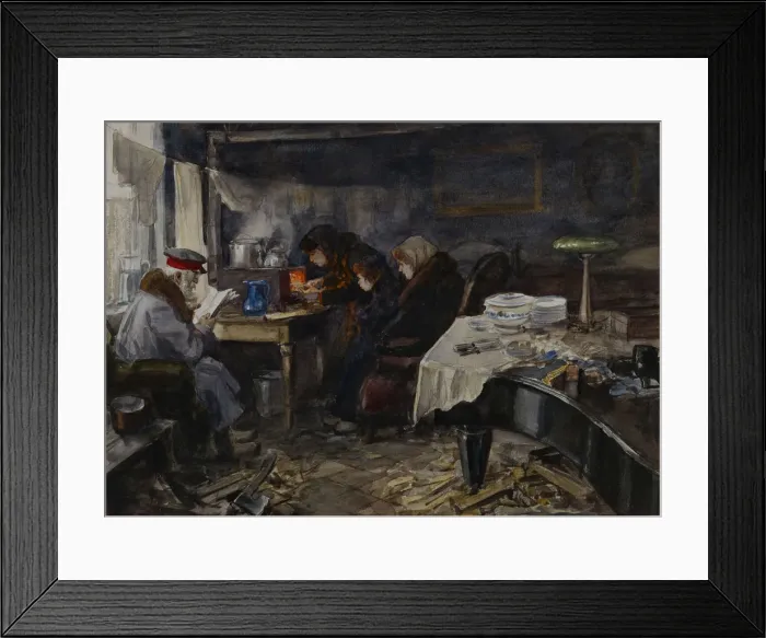 Framed Print : Miserable life of Russian nobles and persons of high rank during the revolution, 1919 Framed Print : Miserable life of Russian nobles and persons of high rank during the revolution, 1919