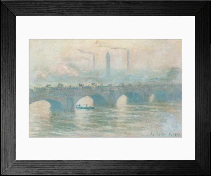 Framed Print : Waterloo Bridge, 1903 Framed Print : Waterloo Bridge, 1903