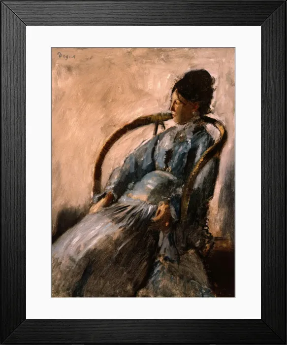 Framed Print : Madame De Nittis, ca 1872 Framed Print : Madame De Nittis, ca 1872