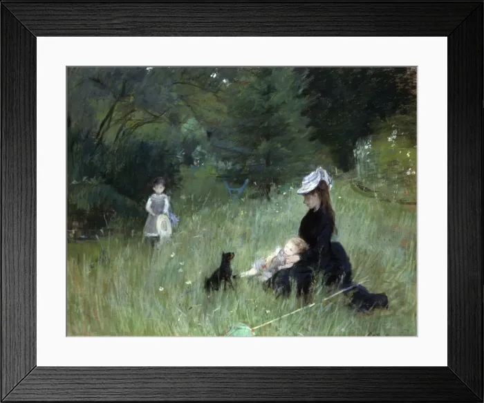 Framed Print : Dans le parc, c. 1874 Framed Print : Dans le parc, c. 1874