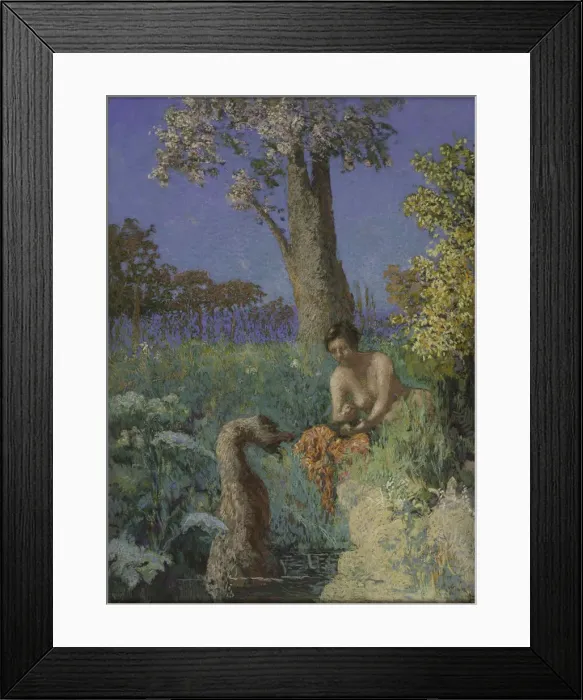 Framed Print : Peche bucolique Framed Print : Peche bucolique