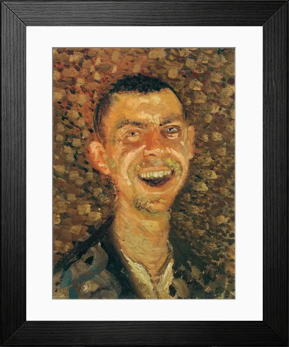 Framed Print : Self-Portrait Laughing, 1907 Framed Print : Self-Portrait Laughing, 1907
