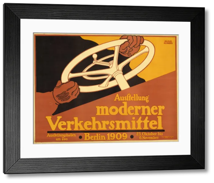 Framed Print : Exhibition of modern means of transport, 1909 Framed Print : Exhibition of modern means of transport, 1909