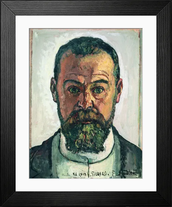 Framed Print : Self-Portrait, 1912 Framed Print : Self-Portrait, 1912