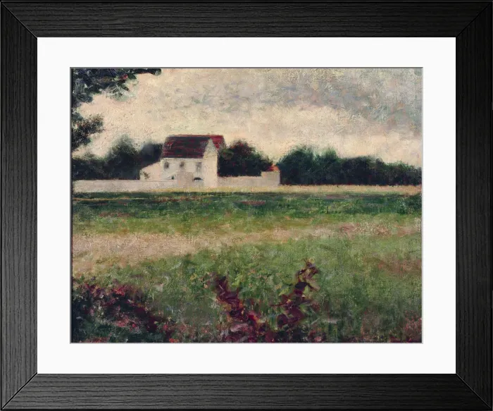 Framed Print : Landscape in Ile-de-France, 1881-1882 Framed Print : Landscape in Ile-de-France, 1881-1882
