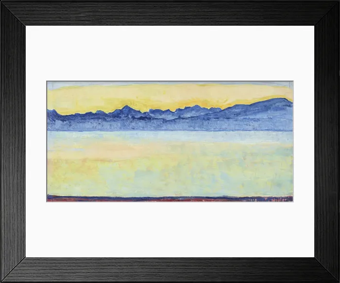 Framed Print : Lake Geneva early in the Morning, 1918 Framed Print : Lake Geneva early in the Morning, 1918